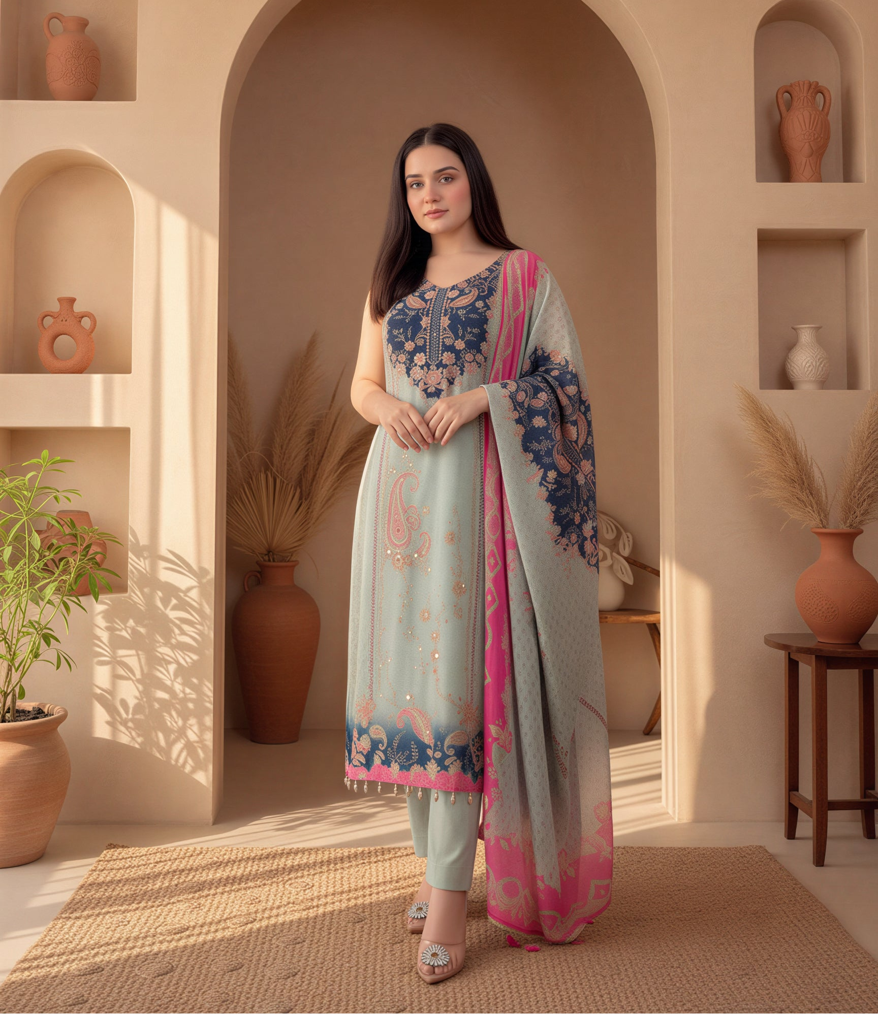 Jesica Heavy Fancy Pair with Dupatta set