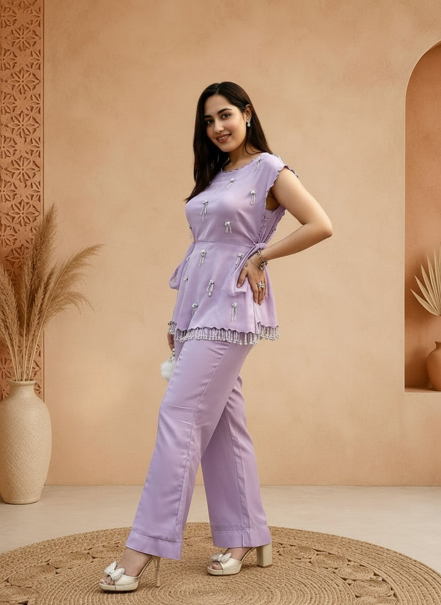 Radhika-3 Fancy Crop top 3 pcs designer set