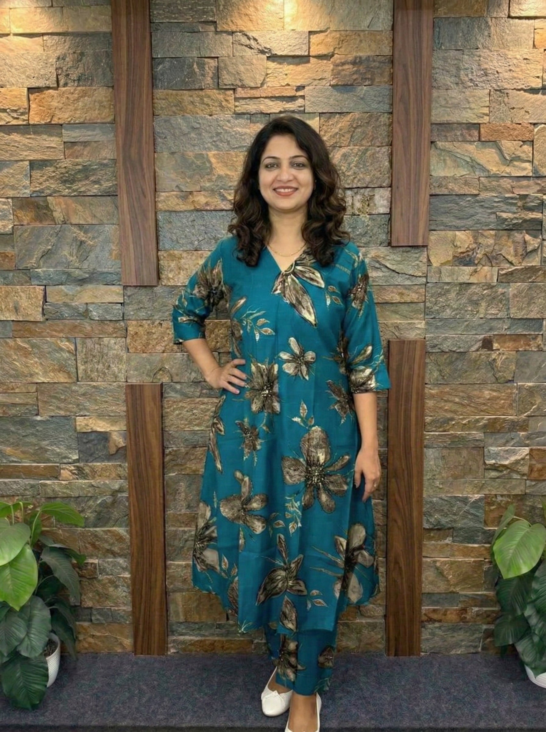 Kudbi's Samira Stylish Co-ords Set for this season.