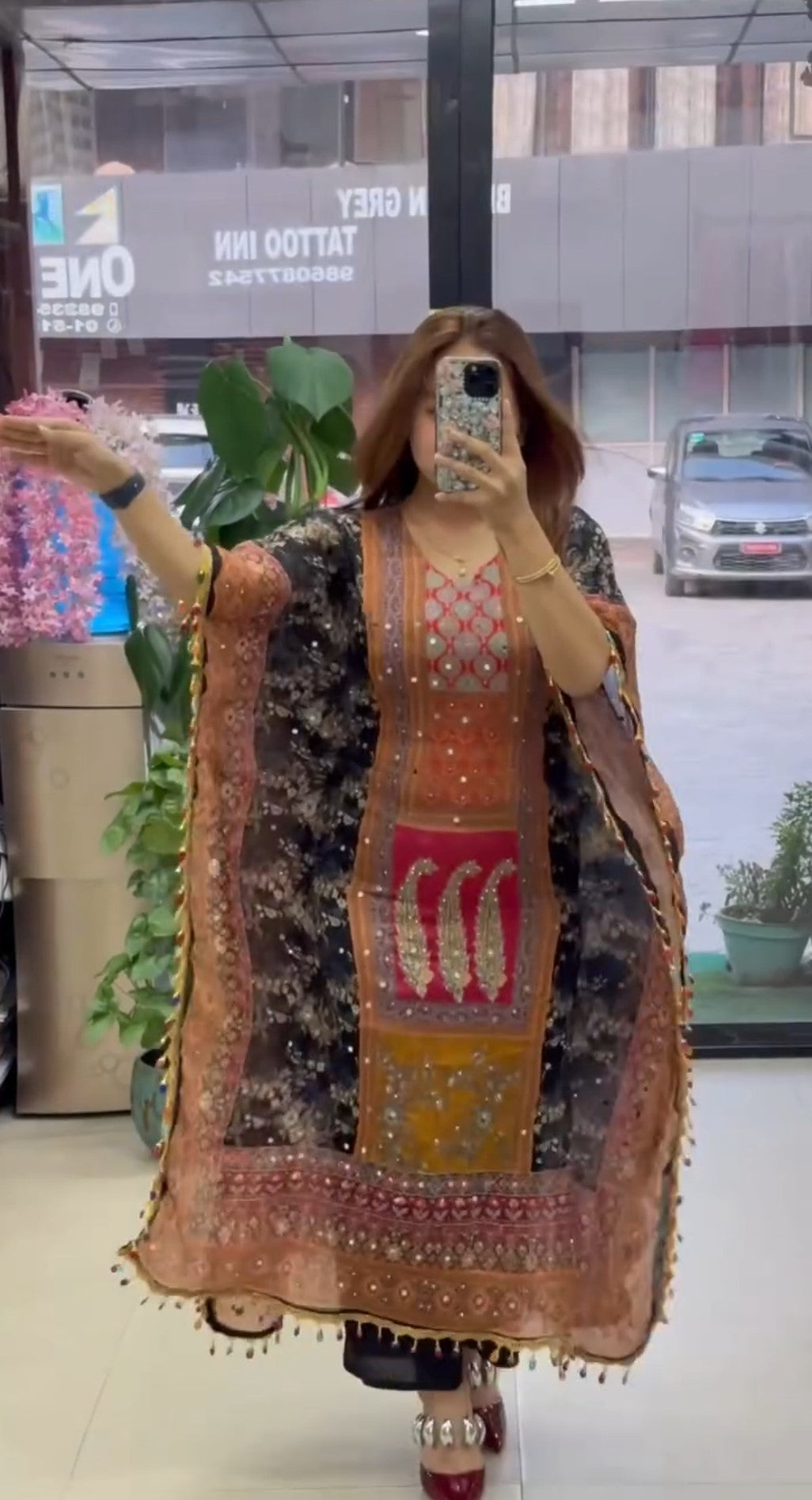 Jiya Designer Fancy Kaftan with Pair