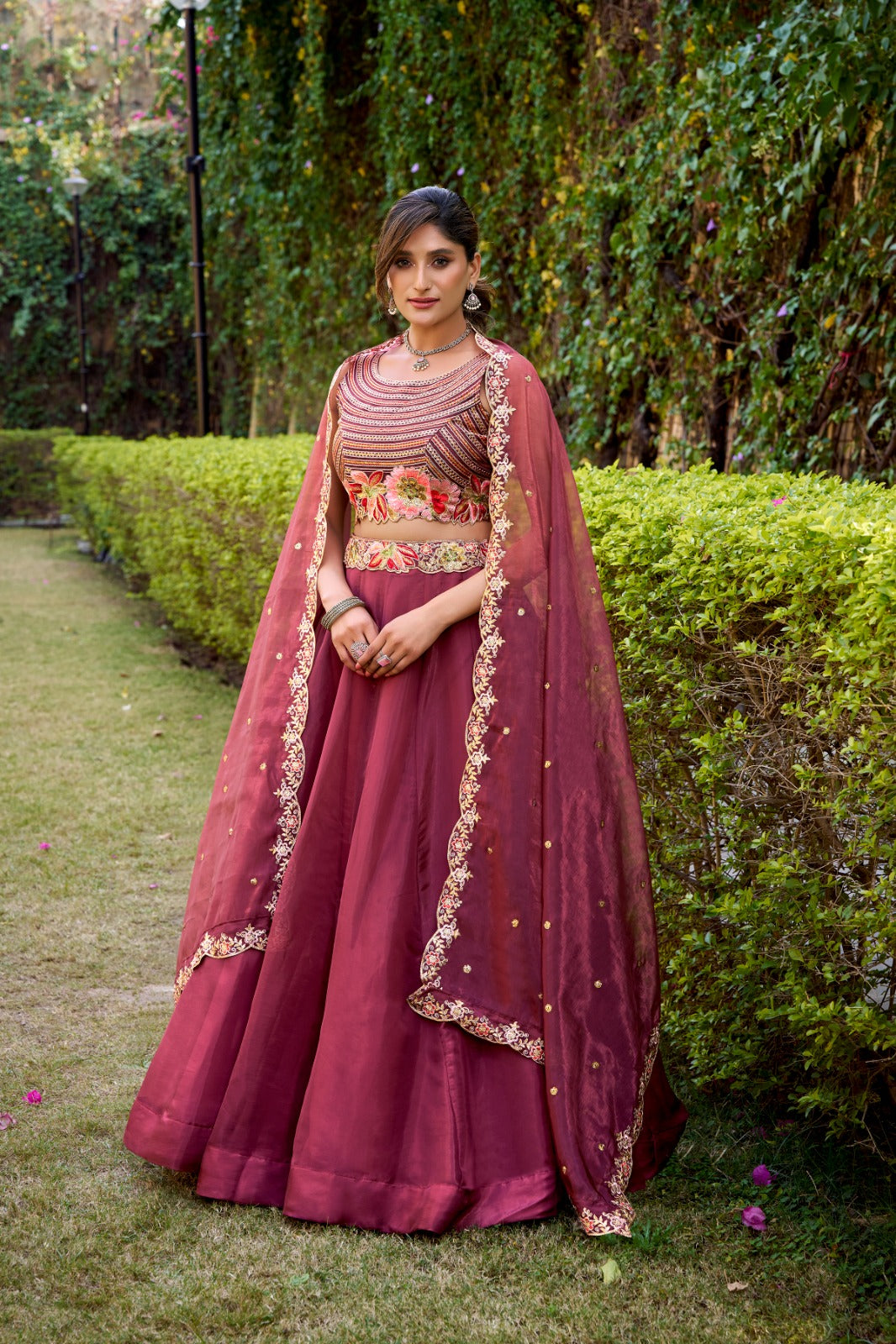 Kudbi Elvina Embroidered Lehenga Choli Set | Festive & Wedding Wear for Women