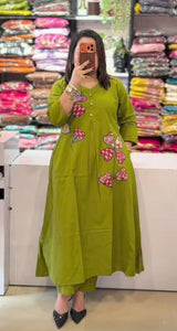 Kudbi's Love-Leaf Cotton Co-ords Set