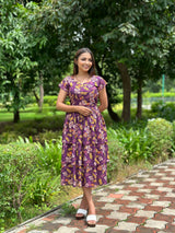 Kudbi Flower Stylish 3-layer Midi For Women.